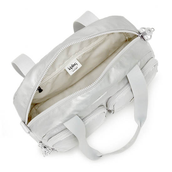 Kipling Cool Defea Metallic Axelväska Silver | SE 1818MQ